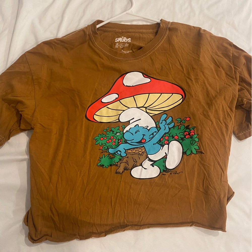 Smurf Crop Top